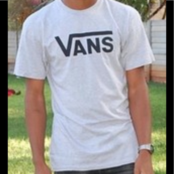 Vans Shirts & Tops Vans Big Boys Classic White Tshirt Front Logo